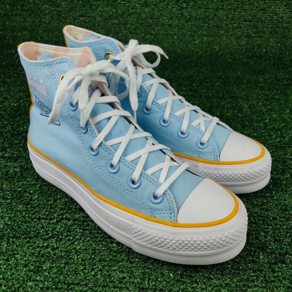 Converse Shoes Womens 7 Blue Chuck Taylor All Star Lift Platform A10922C HighTop